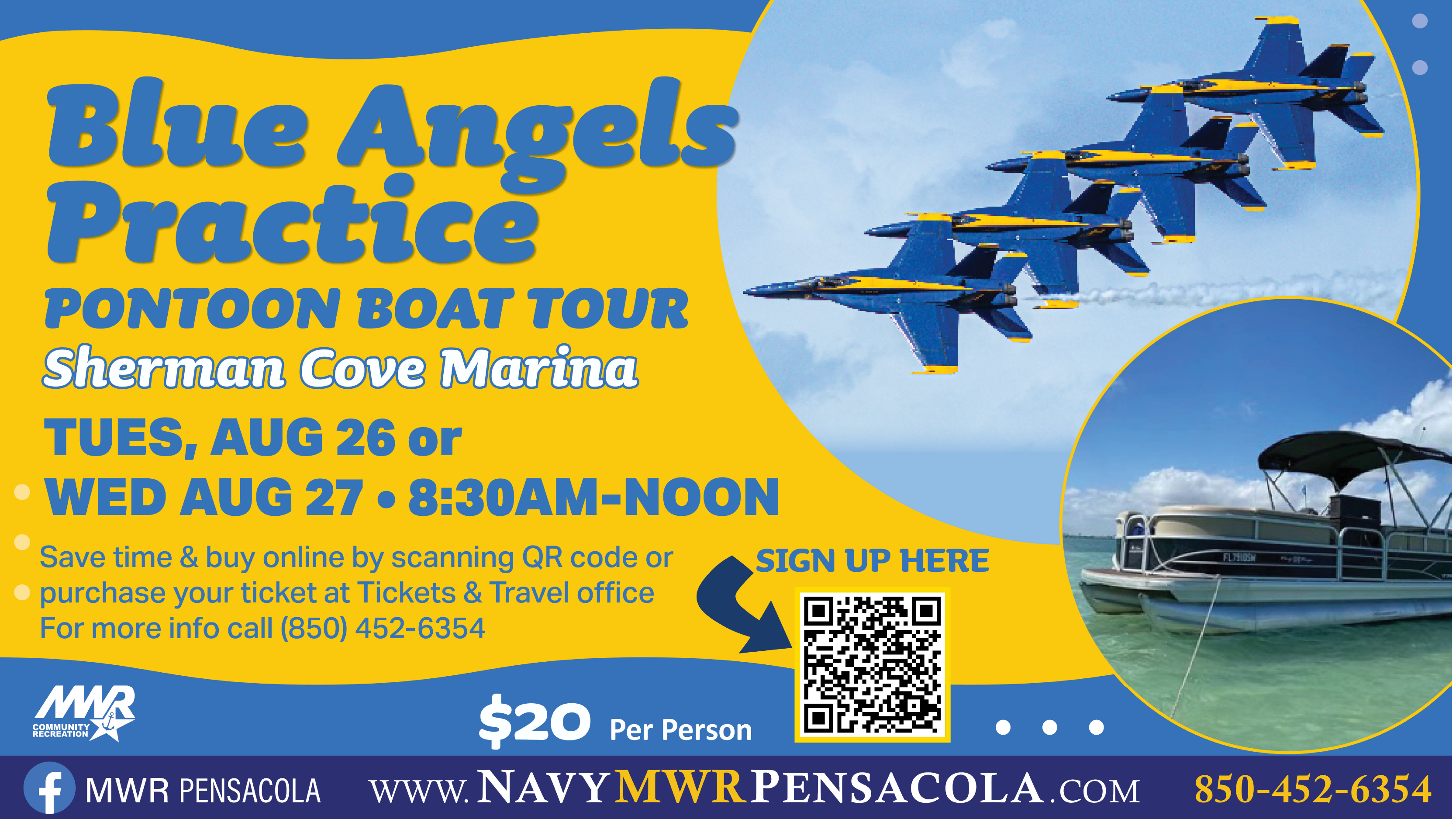 Aug Blue Angels Pontoon boat.png