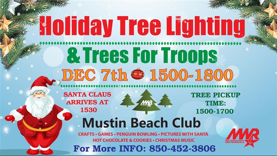 Holiday Tree Ligthing & Trees for Troops 